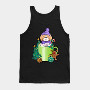 Cute and Lovely Animals with Christmas Vibes Tank Top